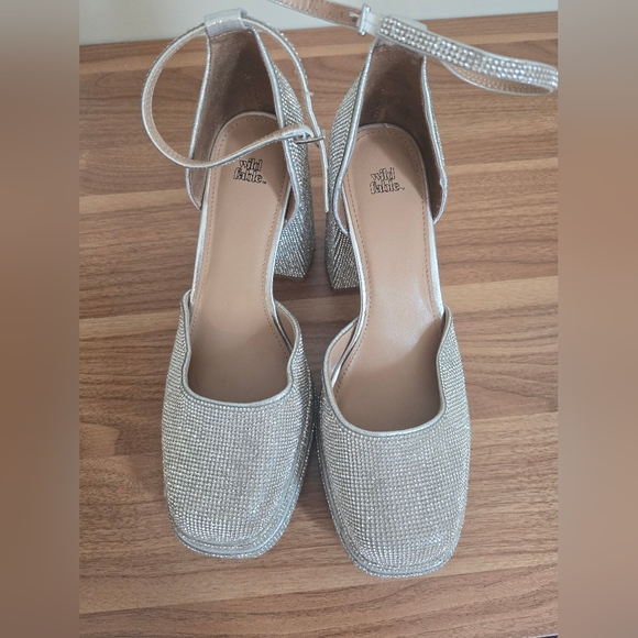 Wild Fabil Rhinestone Heels - Picture 2 of 7